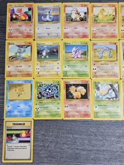 25x Base Set Pokemon Vintage Card Bundle Uncommon and Common WOTC 1999 - Image 2