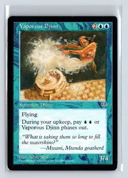 (4x) VAPOROUS DJINN – MTG Magic the Gathering Card – Mirage – Uncommon - Image 1