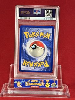 2000 Black Star Promo Pokemon League Mew Card #8 PSA 9 - Image 2