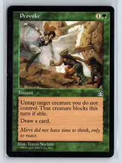 (4X) Provoke Stronghold Common – MTG Magic the Gathering Card - Image 1