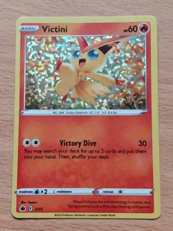 Pokemon Trading Card Game TCG Victini McDonald's Promo 2022 Holo 5/15 - Image 1