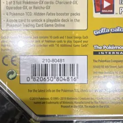 Pokemon Hidden Fates Raichu GX Tin Kit Sealed Foil Card Booster Packs Included - Image 4