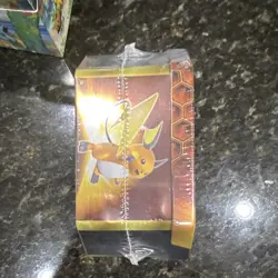 Pokemon Hidden Fates Raichu GX Tin Kit Sealed Foil Card Booster Packs Included - Image 5