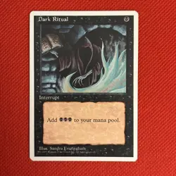 MTG {Dark Ritual} 4th Edition Regular #129 NM/Unplayed Vintage Magic *Free Ship* - Image 1