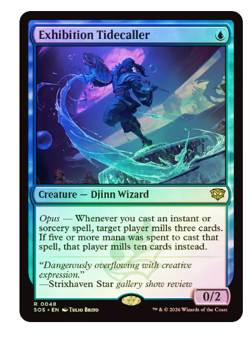 Exhibition Tidecaller - Foil Secrets of Strixhaven MTG - Image 1