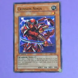 Yugioh Crimson Ninja IOC-006 1st Edition - Never Played NM/M - Image 2