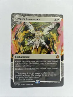 Greater Auromancy - WoE Enchanting Tales - Near Mint - MTG - Image 2