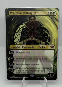 Professor Dellian Fel (Borderless) Mythic Secrets of Strixhaven 283 MTG NM 2026 - Image 1