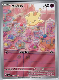 Milcery 152/142 SV07: Stellar Crown - Pokemon Card - NM - Image 1