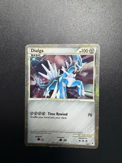 Pokemon TCG Dialga (Shiny) SL2 HGSS Call of Legends Holo Rare Moderate Play - Image 1
