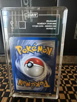 2000 Pokemon Feraligatr 1st Edition Holo Neo Genesis 4/111 TAG 9 MINT Swirl 🌀 - Image 5