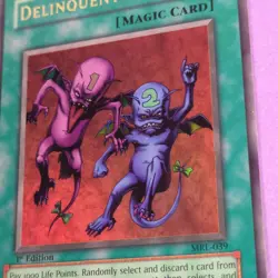 Yugioh Delinquent Duo MRL-039 1st Edition Holo Foil - Rare - Never Played - NM/M - Image 5