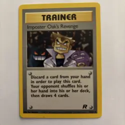 Pokemon TCG : Imposter Oak's Revenge - Team Rocket 1st Edition 76/82 Non Holo NM - Image 1