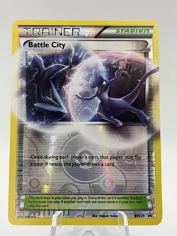Pokemon TCG Black & White Battle City BW39 Black Star Promo Reverse Holo - Image 1
