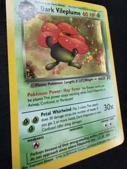 Pokemon TCG Dark Vileplume 13/82 Team Rocket Holo Rare Vintage WOTC - LP+ - Image 4