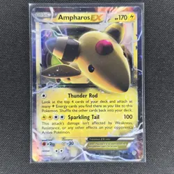 Ampharos EX - 27/98 - Ultra Rare - Ancient Origins - Pokemon Card - LP - Image 1