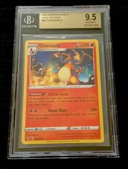 CHARIZARD POKEMON 2020 VIVID VOLTAGE SWORD SHIELD POKEMON GEM MINT BGS 9.5 - Image 1