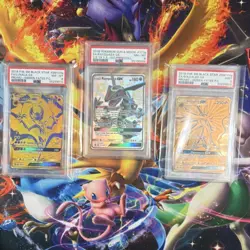 Pokemon Black Star Promo Lunala GX Rayquaza GX Solgaleo GX PSA 8 Lot of 3 - Image 1