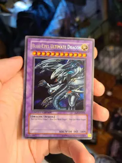Yugioh Blue-Eyes Ultimate Dragon JMP-EN005 Limited Secret Rare - Image 1
