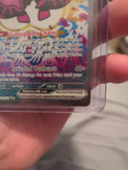 Pokemon Prismatic Evolutions Pecharunt ex 163/131 Special Illustration Rare NM - Image 4