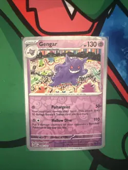 Gengar 094/165 - Scarlet Violet 151 Reverse Holo Rare Pokemon TCG QTY - Image 1