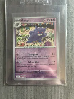 Pokemon Gengar Reverse Holo Rare Scarlet & Violet 151 130 HP 094/165 English - Image 2