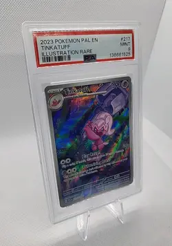 Pokemon TCG 2023 Paldea Evolved Tinkatuff 217/193 Illustration Rare PSA 9 Mint - Image 2