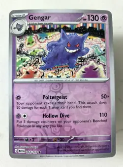 Gengar 094/165 Sv: Scarlet & Violet 151 Reverse Holo Pokemon Tcg Tamakazu - Image 1