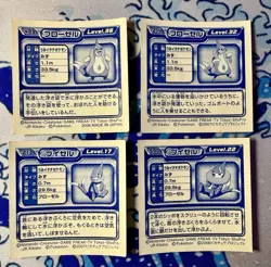 Buizel Floatzel Pokemon 2007 Amada Diamond Pearl Sticker Seal Set Japanese - Image 2