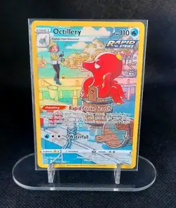 Pokemon TCG Octillery Sword & Shield Mfg: Brilliant Stars Tg03/Tg30 Holo Secret - Image 1