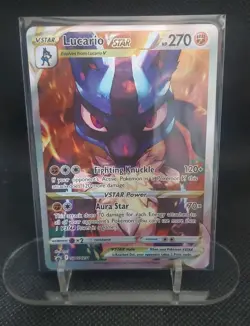 Pokemon TCG Lucario Vstar Sword & Shield Swsh291 Holo Promo - Image 1