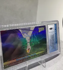 Down Into The Depths Pokemon Topps (2000) Pokemon The Movie 2000 #58 Rainbow - Image 3