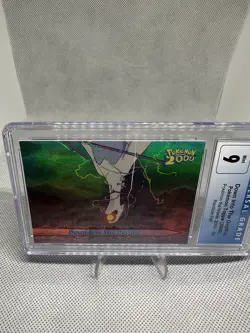 Down Into The Depths Pokemon Topps (2000) Pokemon The Movie 2000 #58 Rainbow - Image 4