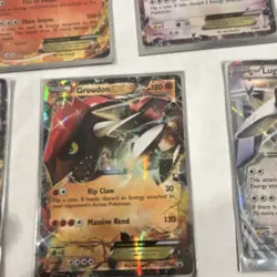 Pokemon Mewtwo Groudon Blaziken Rayquaza Lugia EX Holo Card Lot XY - Image 3