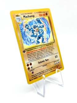 Pokemon Card 1995 Machamp Base Set 8/102 Hologram 1st Edition Holo Rare - Image 2