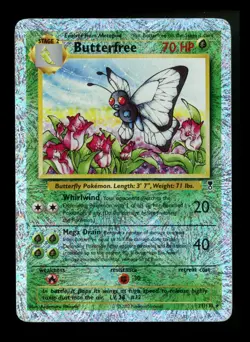 Butterfree 21/110 Legendary Collection 2002 Reverse Holo Vintage Pokemon Card - Image 1