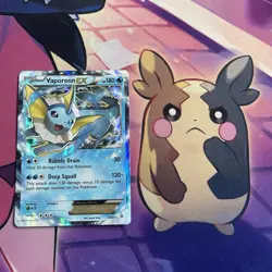 Pokemon Card | Vaporeon EX 24/83 Holo Half Art 2016 XY Generations - Image 1