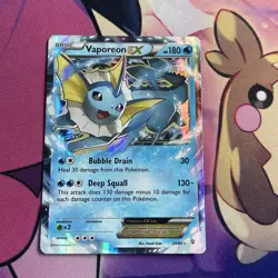 Pokemon Card | Vaporeon EX 24/83 Holo Half Art 2016 XY Generations - Image 2