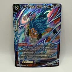 Dragon Ball Super Card Game SSB Gogeta Battle for Peace SR Foil Card BT26 NM - Image 1