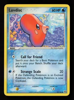 Luvdisc 53/106 Emerald Pokemon Card -B4 - Image 1