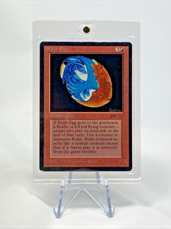 VINTAGE ARABIAN NIGHTS – Rukh Egg (Light) – Magic the Gathering Card in Holder - Image 1