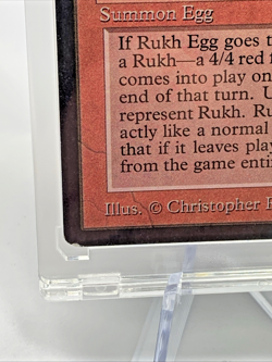 VINTAGE ARABIAN NIGHTS – Rukh Egg (Light) – Magic the Gathering Card in Holder - Image 3