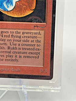 VINTAGE ARABIAN NIGHTS – Rukh Egg (Light) – Magic the Gathering Card in Holder - Image 4