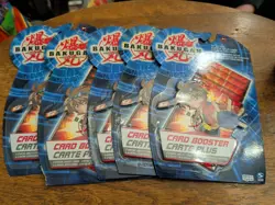 Bakugan Battle Brawlers Card Booster Packs Spin Master 2008 Unopened Set Of 5 - Image 1