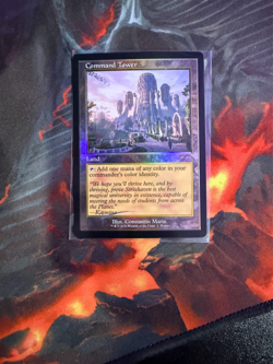 Command Tower | Retro Foil | Secrets of Strixhaven Book Promo In Hand - Image 1
