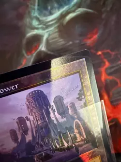 Command Tower | Retro Foil | Secrets of Strixhaven Book Promo In Hand - Image 3
