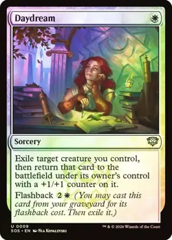 NM Foil Daydream, MTG, Secrets of Strixhaven, Magic the Gathering, 9 - Image 1