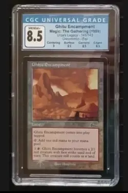Mtg Ghitu Encampment (CGC) 8.5 Urza’s Legacy Foil [1999] - Image 1