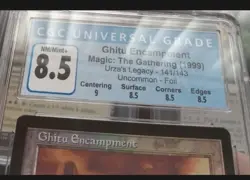 Mtg Ghitu Encampment (CGC) 8.5 Urza’s Legacy Foil [1999] - Image 3