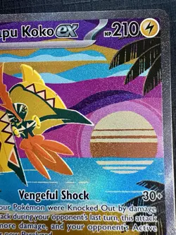 Tapu Koko Ex 247/182 - Paradox Rift -SPECIAL ILLUSTRATION RARE - Pokemon TCG - Image 2